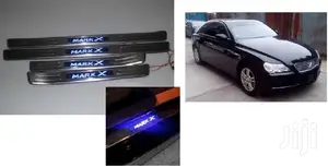 Auto Door Sill Scuff LED Glowing Plates: For Toyota Mark X