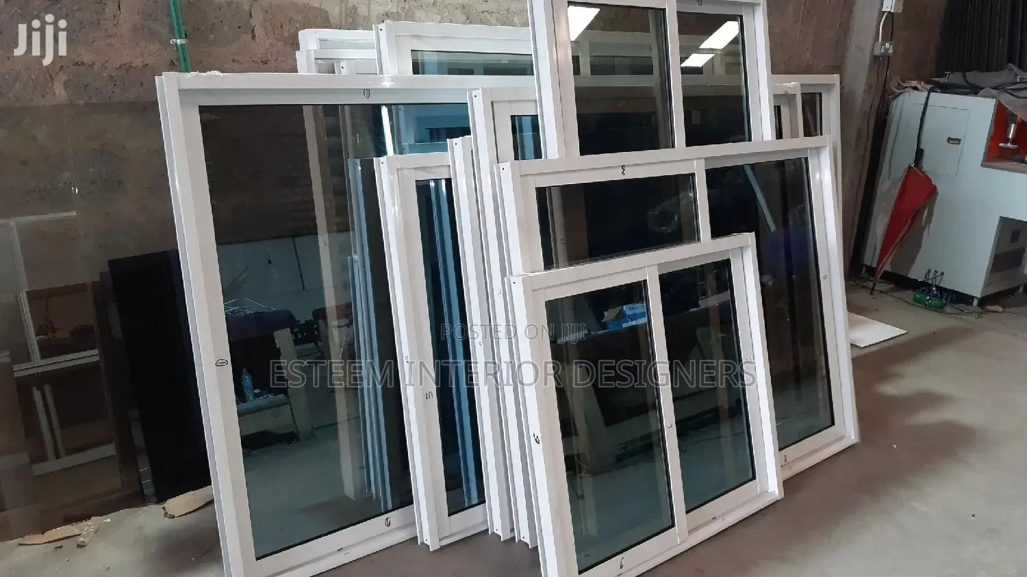 Aluminum With Glass Fixed Windows
