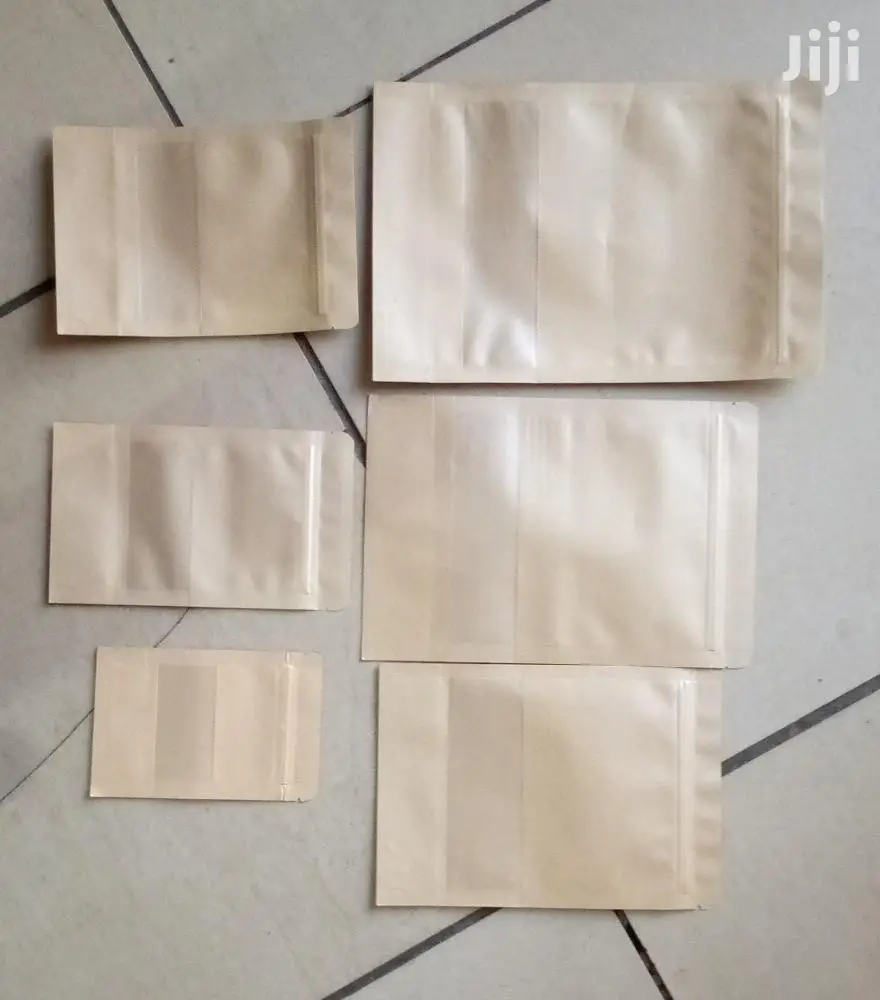 Khaki Ziplock Kraft Bags in Nairobi Central Manufacturing Materials