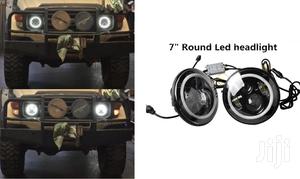 7' Bright LED Headlights: For Toyota Landcruiser (Old Shape)