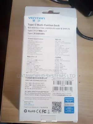 Vention Type C to Multi-Function 8 in 1 Docking Station Type