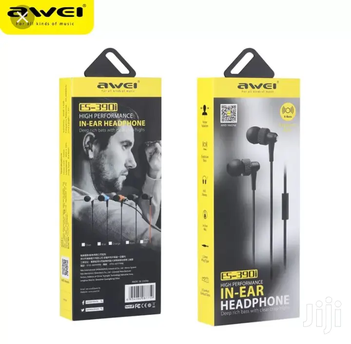 Awei Es-390i Explosive Stereo Earphones.