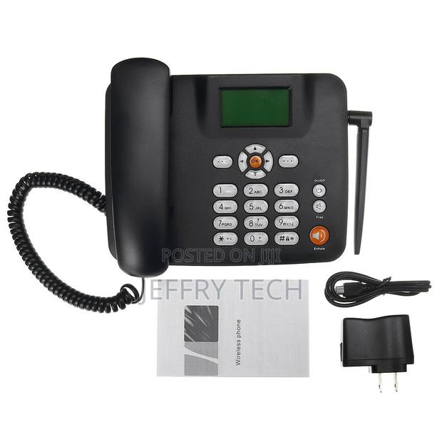 Fixed Wireless GSM Desk Phone SIM Card Mobile