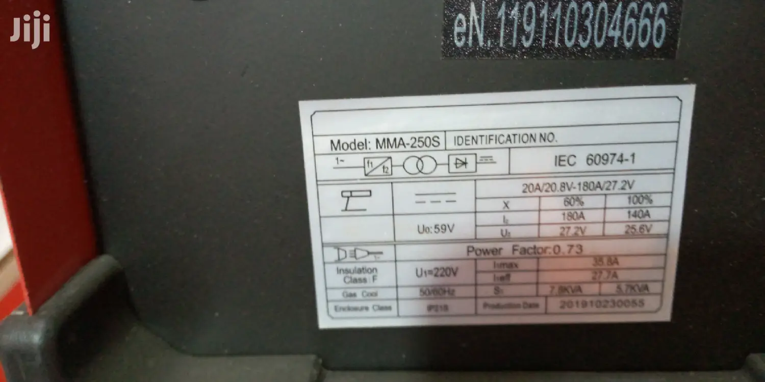 Original Edon MMA 250S Welding Machine 180A