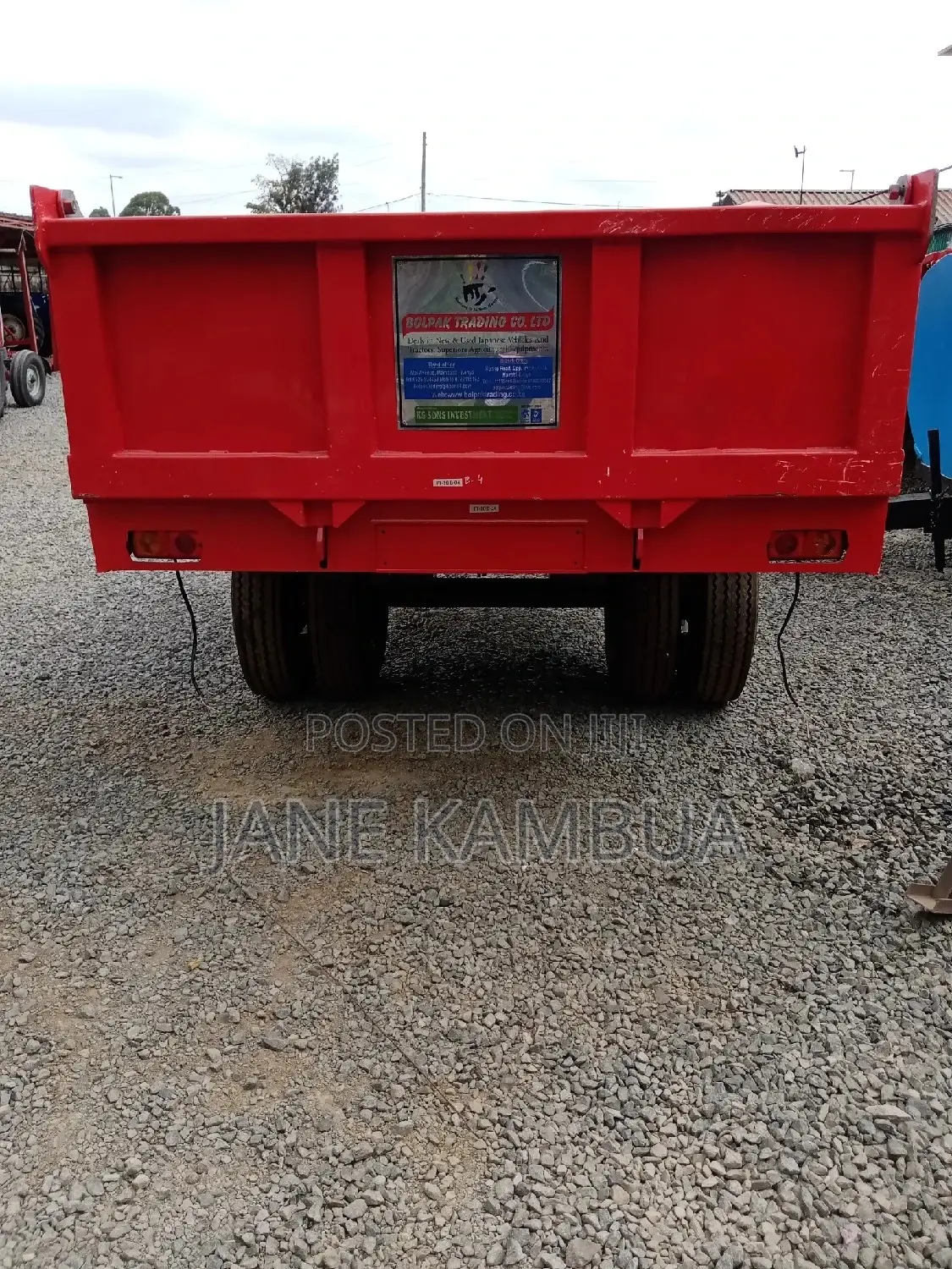 10 Tonne Tipping Trailer.