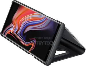 Samsung Galaxy Note 9 Clear View Standing Cover Case, Black