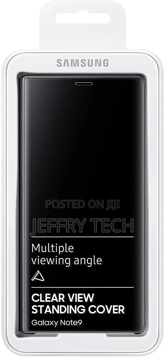 Samsung Galaxy Note 9 Clear View Standing Cover Case, Black