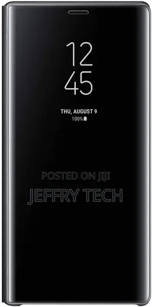 Samsung Galaxy Note 9 Clear View Standing Cover Case, Black
