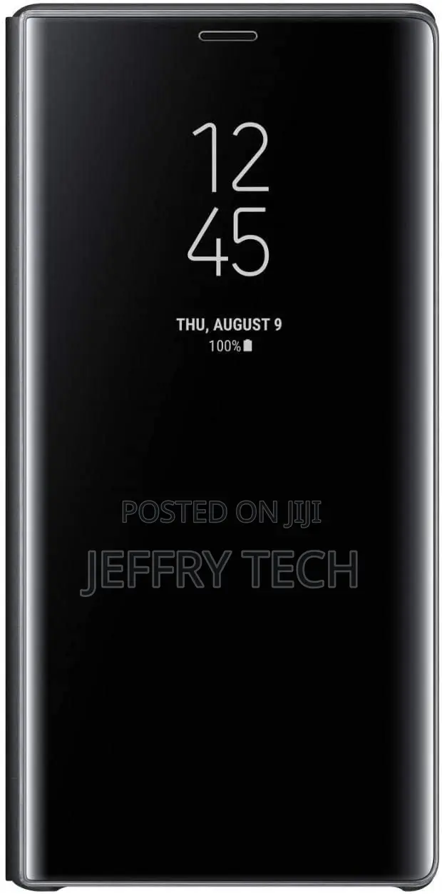 Samsung Galaxy Note 9 Clear View Standing Cover Case, Black