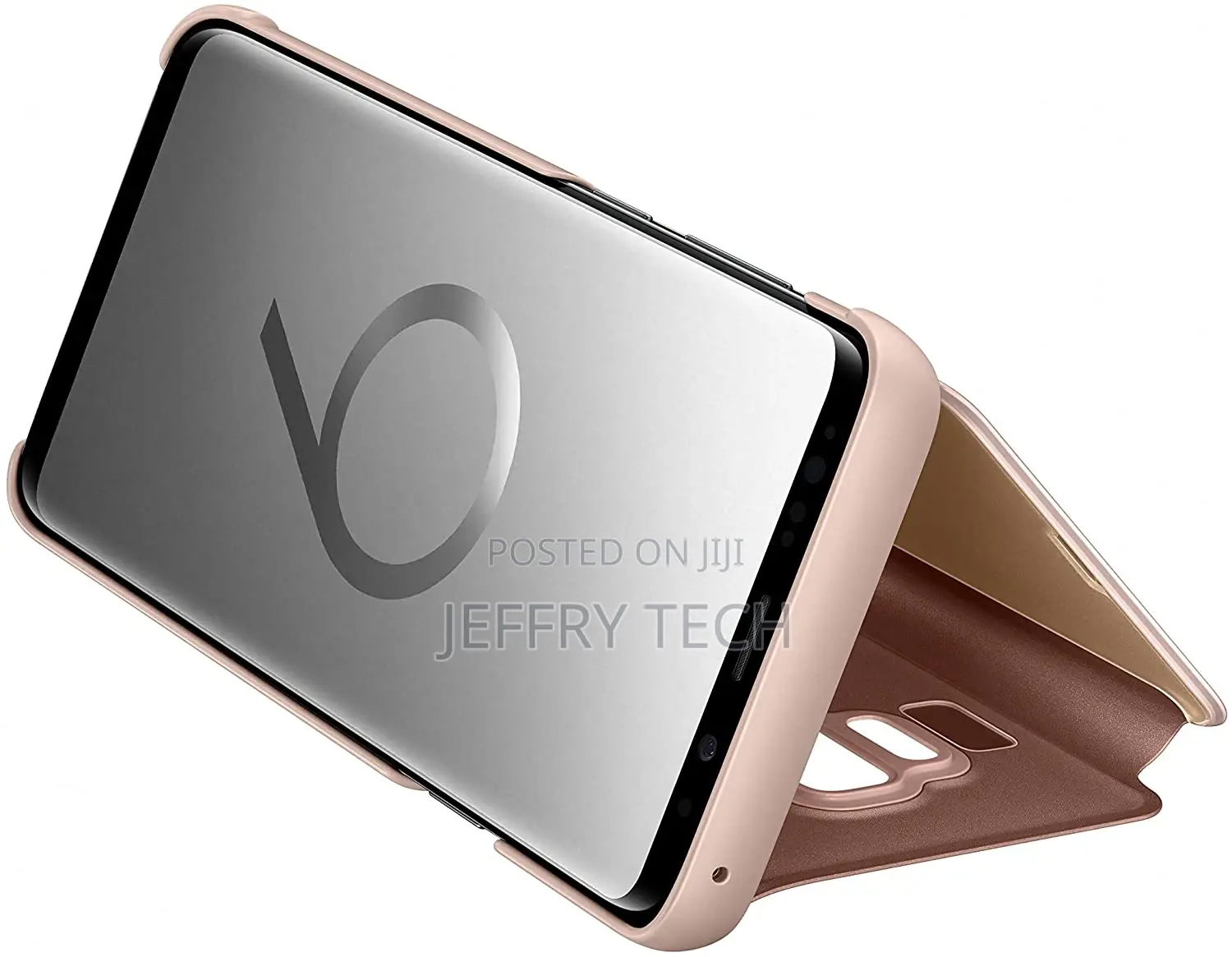 Samsung Galaxy S9plus Clear View Standing Cover - Gold