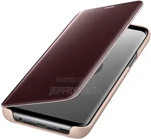 Samsung Galaxy S9plus Clear View Standing Cover - Gold