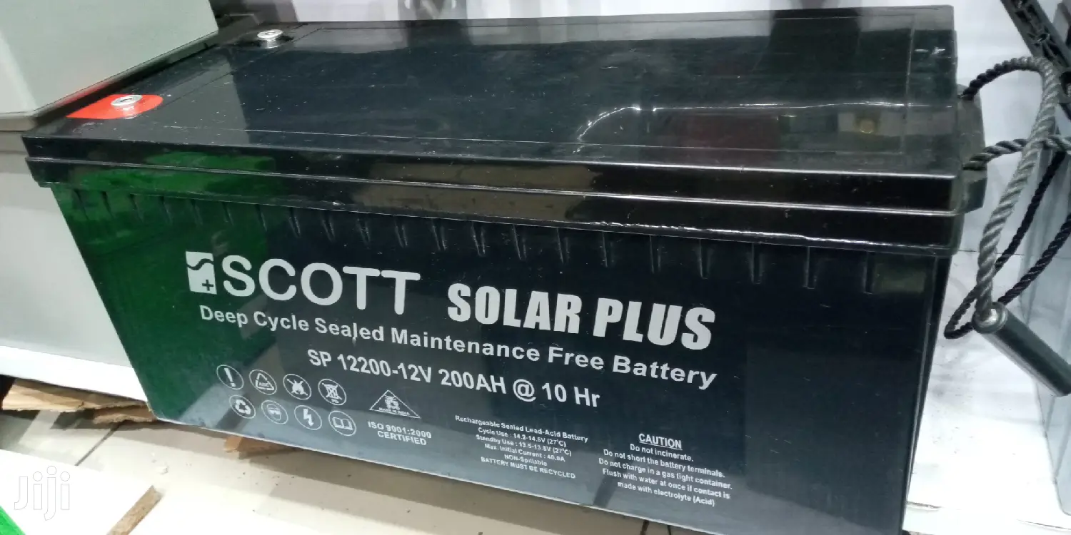New Scott Solar Plus Deep Cycle Mf Battery 200ah