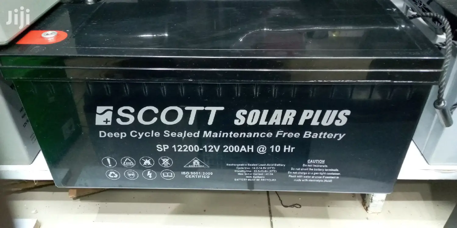 New Scott Solar Plus Deep Cycle Mf Battery 200ah
