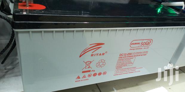 Ritar Lead Acid Storage Solar MF Battery 200ah 12v - thumbnail 3