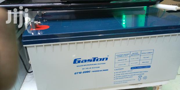 Gaston Sealed MF Solar Rechargeable Battery Gt12-200ah-20hr