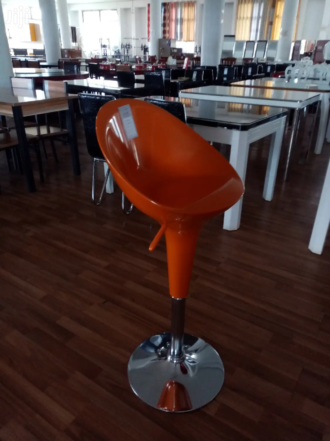 Orange Bar Stool