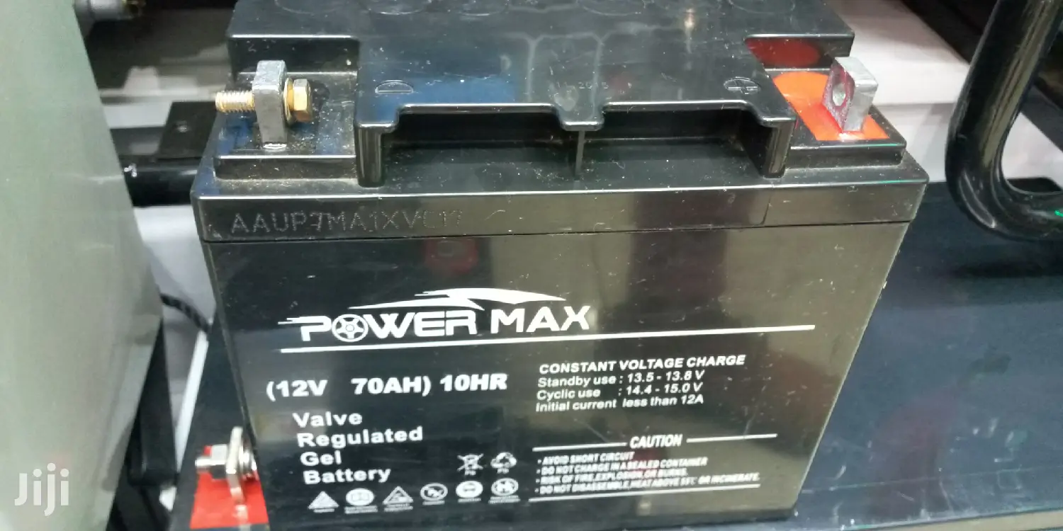Powermax Valve Regulated Gel Battery 70ah