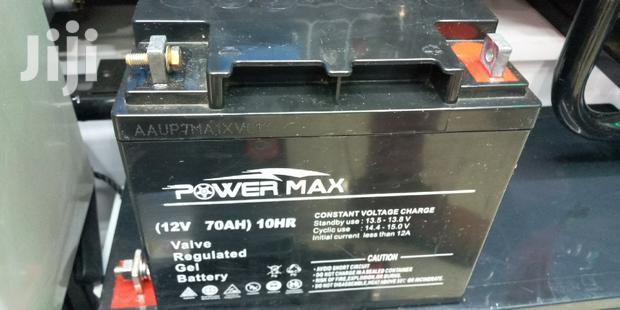 Powermax Valve Regulated Gel Battery 70ah - thumbnail 2