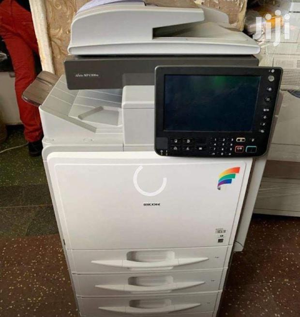Colored Ricoh Aficio Mp C 300 Photocopier Machine