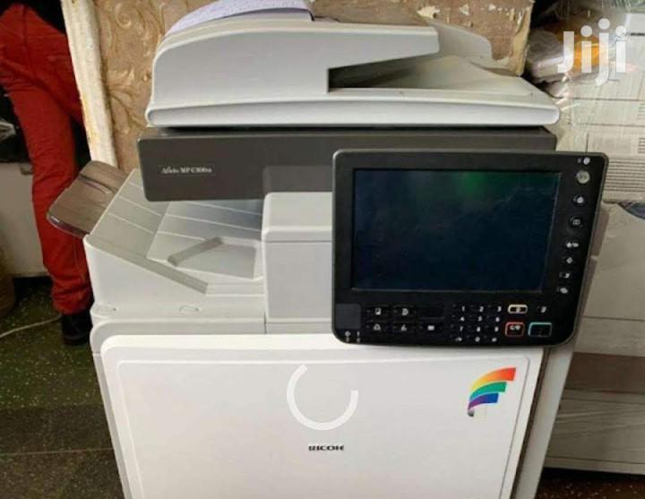 Colored Ricoh Aficio Mp C 300 Photocopier Machine