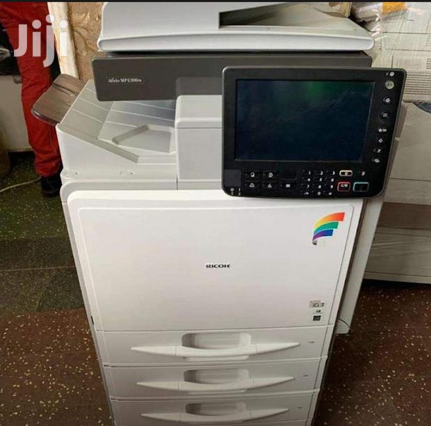 Colored Ricoh Aficio Mp C 300 Photocopier Machine