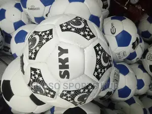 Sky Football Local Leather Hand Stitched