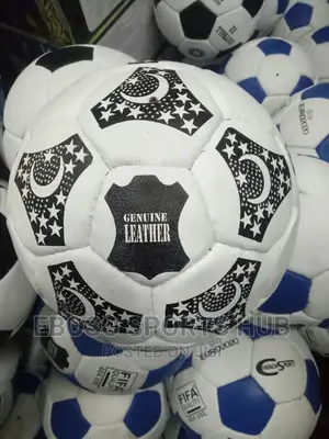 Sky Football Local Leather Hand Stitched