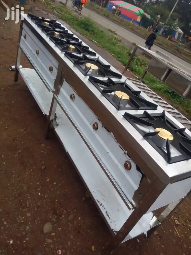 Stainless Steel 6-combined Burner Jiko