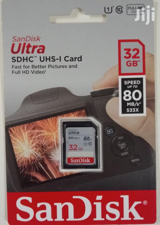 Sandisk Ultra SD 32gb 80mbs