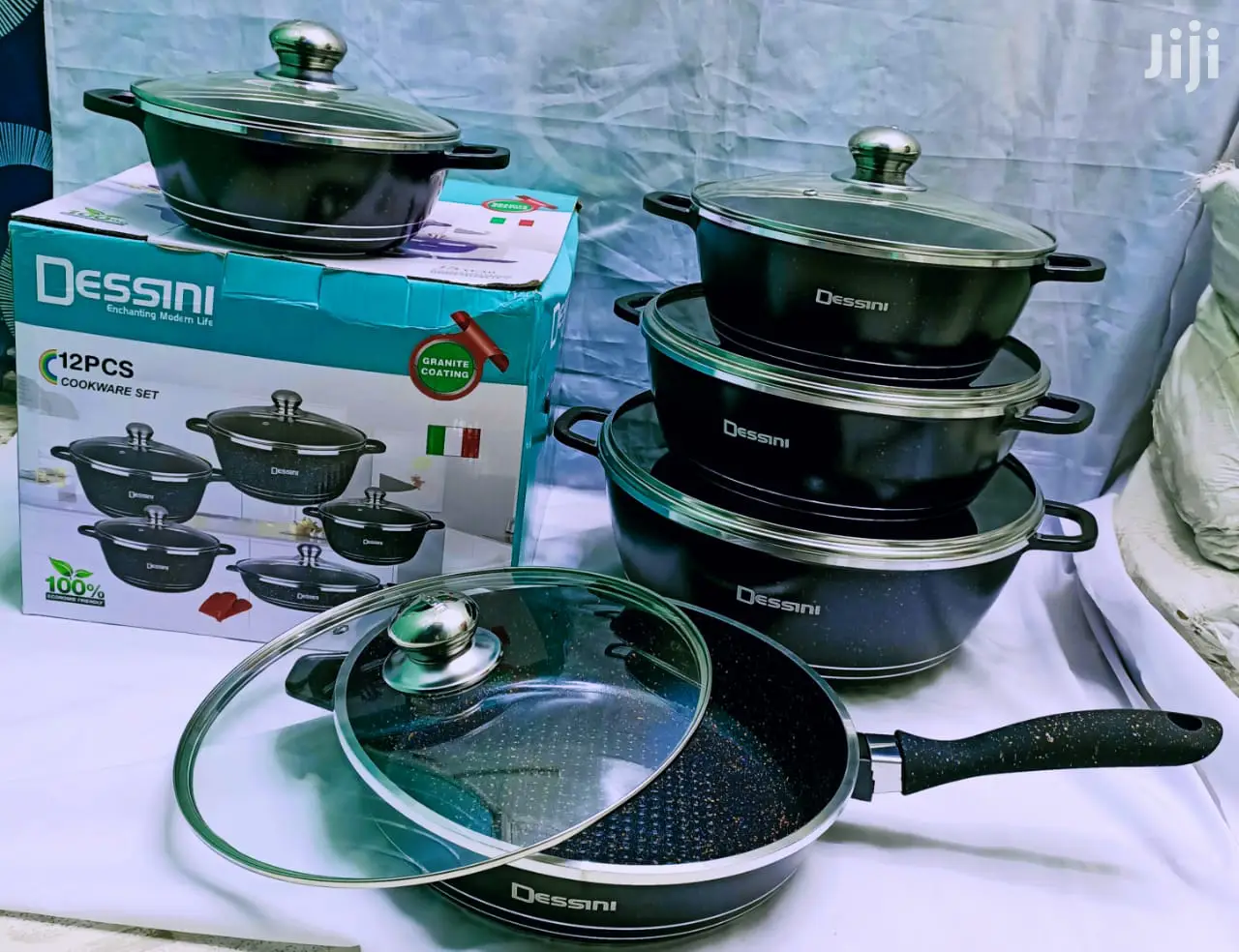 Dessini Granite Cookware Set
