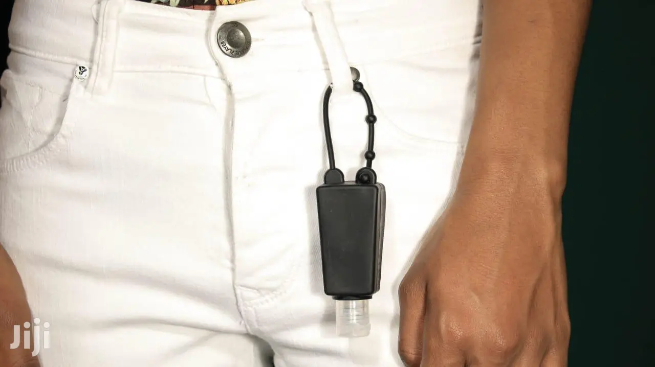 Sleek Sanitizer Holder Plus Bottle
