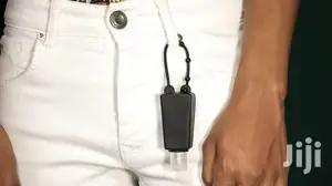 Sleek Sanitizer Holder Plus Bottle