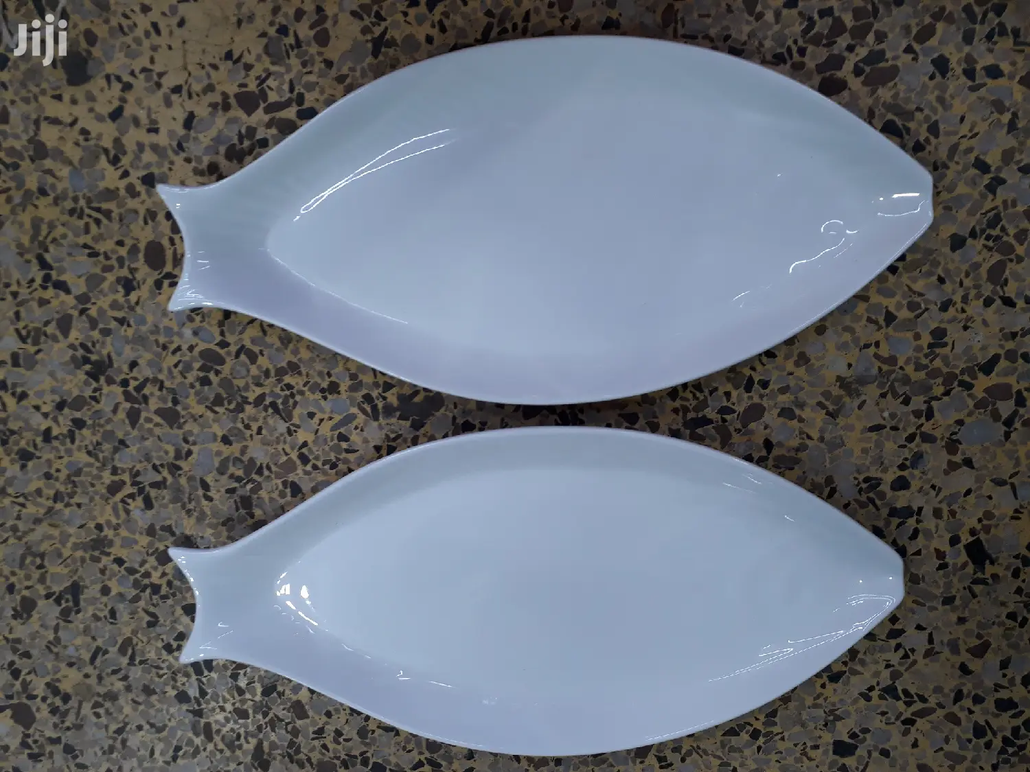 6pc Fish Plate Ceramic/Dinner Plate