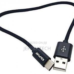 Awei CL85 Type-C Braided Wire Non-Destructive Fast Data Cabl - thumbnail 2