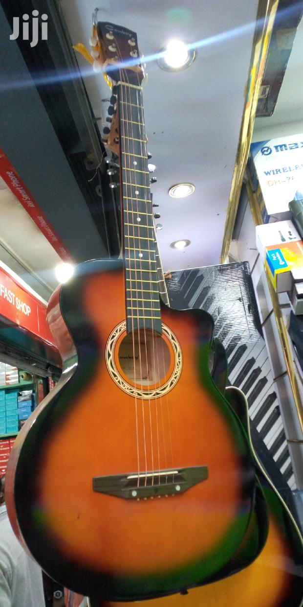 Cowboy Acoustic 6 String Box Guitar Medium Size - thumbnail 3