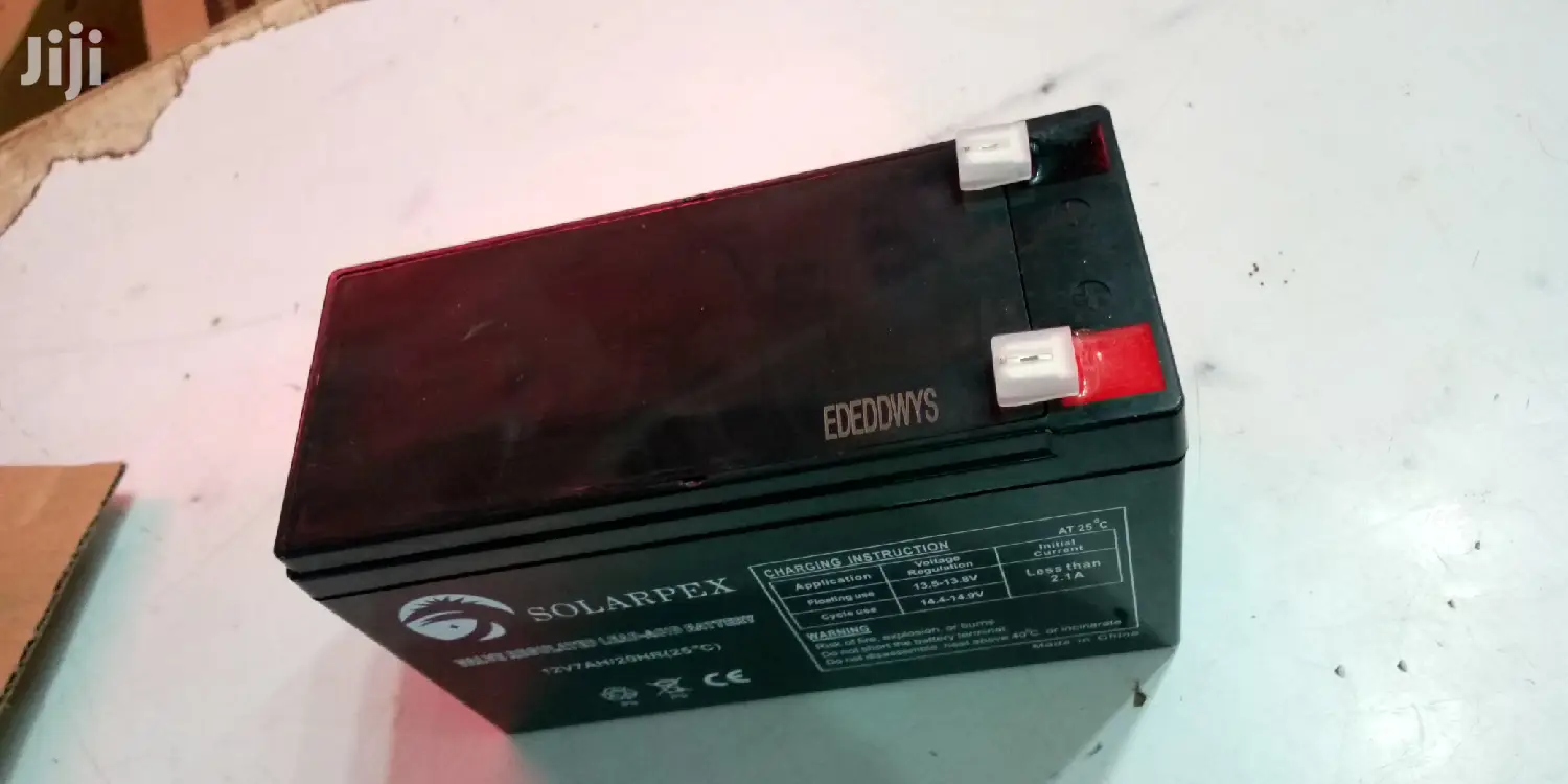 Solarpex Valve Regulated Lead Acid Battery 12v/7ah/20hr