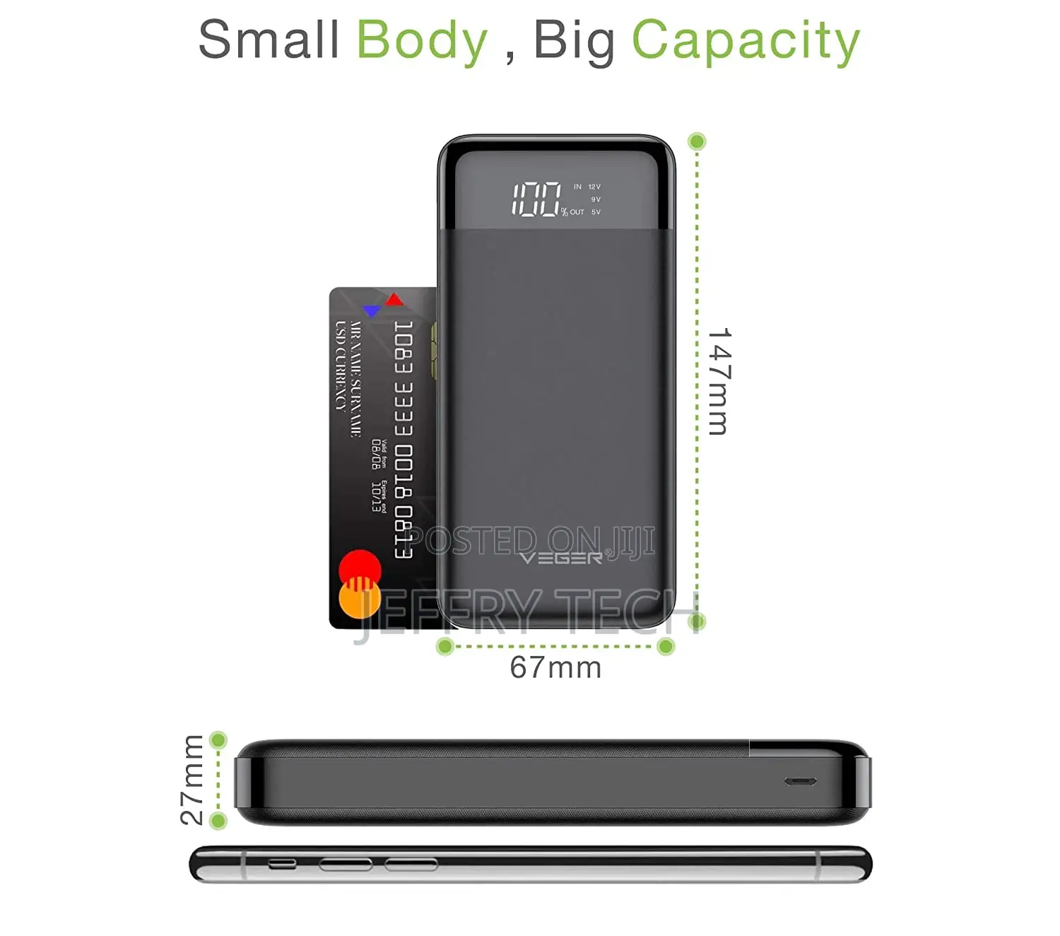 Veger Power Bank 20,000mah