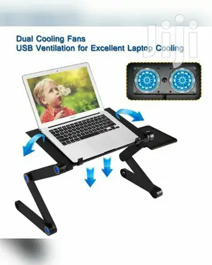 Laptop Stand With Fan and Mouse Pad