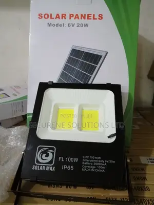 100watts Solar Floodlight Solarmax