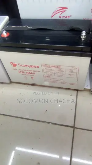 Sunnypex Battery 6fm-150ah/12V/10hrs