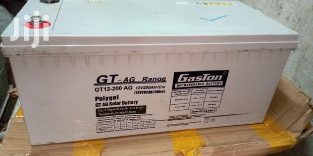 Gaston Polygel GT-AG Rechargeable Solar Battery 12v200ah20hr