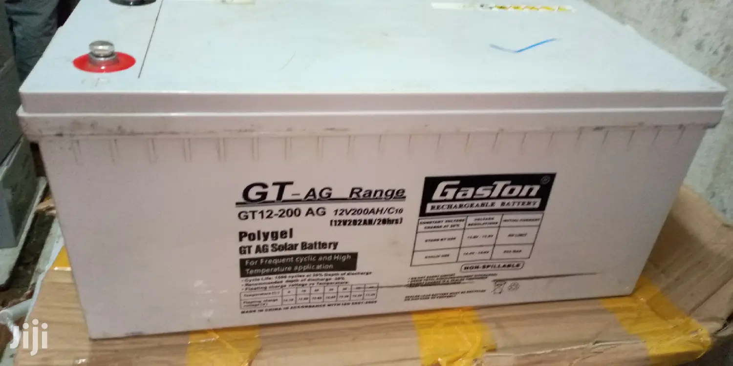 Gaston Polygel GT-AG Rechargeable Solar Battery 12v200ah20hr