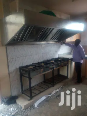 Stainless Steel Kitchen Hood Range With Duct & Filters