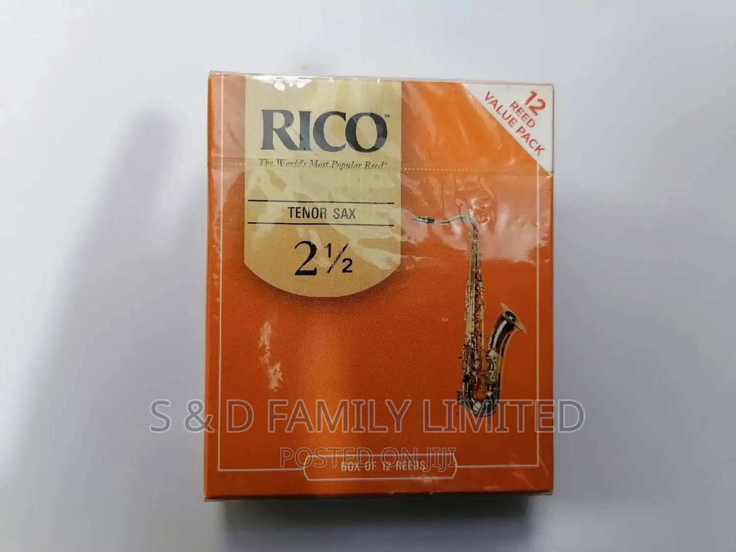RICO Tenor Sax Reeds 12 Pack