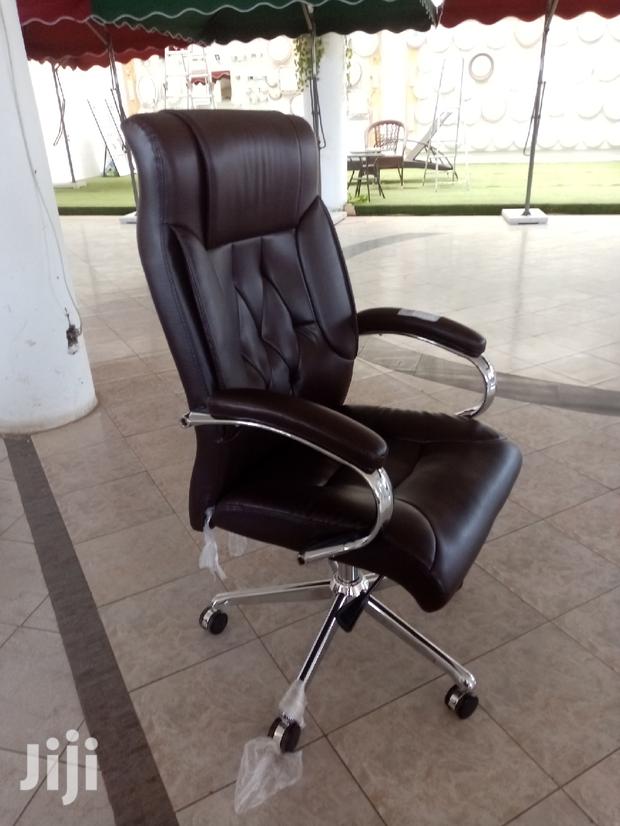 Brown Office Seat - main view