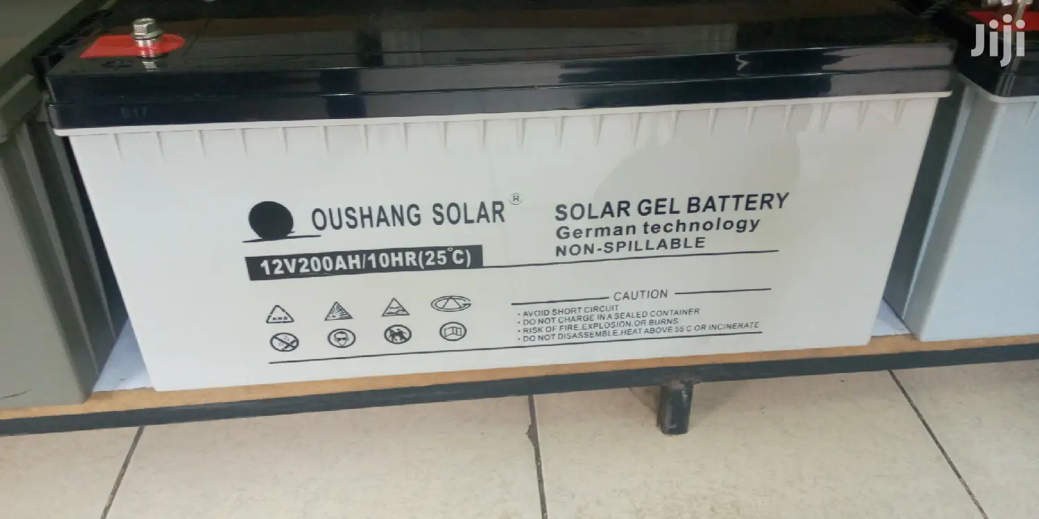 Oushang 200ah Solar Gel Battery Non Spillable