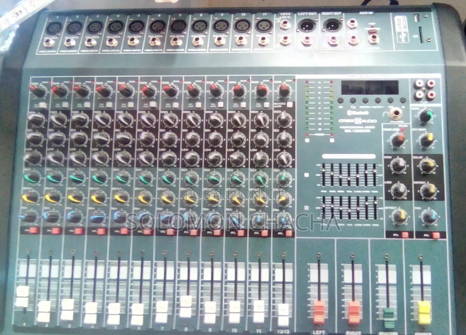 12/13 Channel Mixer Crest Audio Mixer Mk-1200usb