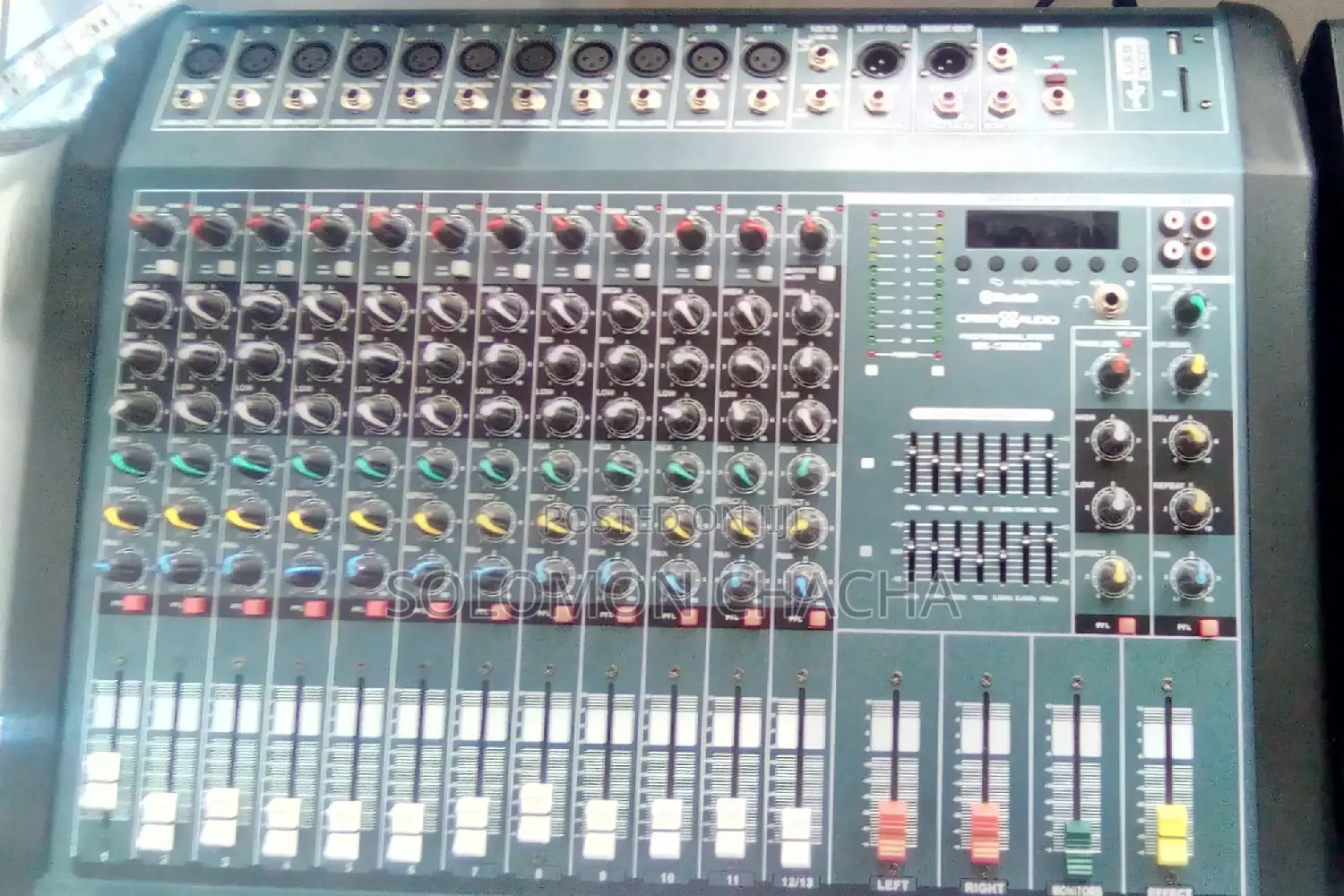 12/13 Channel Mixer Crest Audio Mixer Mk-1200usb