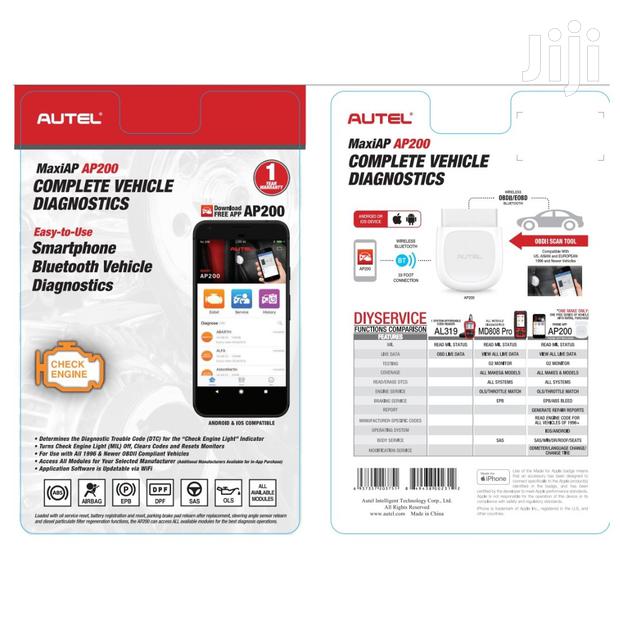 Autel AP200 Car Bluetooth Diagnosis Machine - thumbnail 3