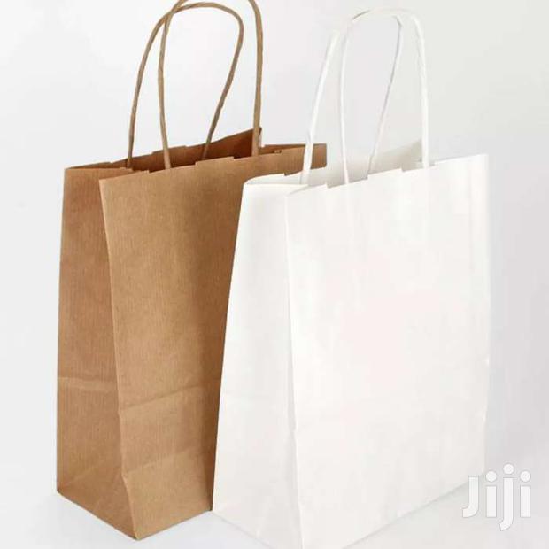Gift Bags White And Brown - main view